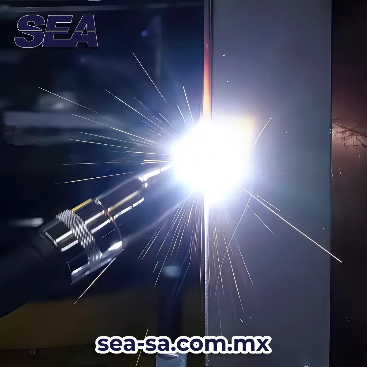 uso de ewm react en proceso de soldadura industrial