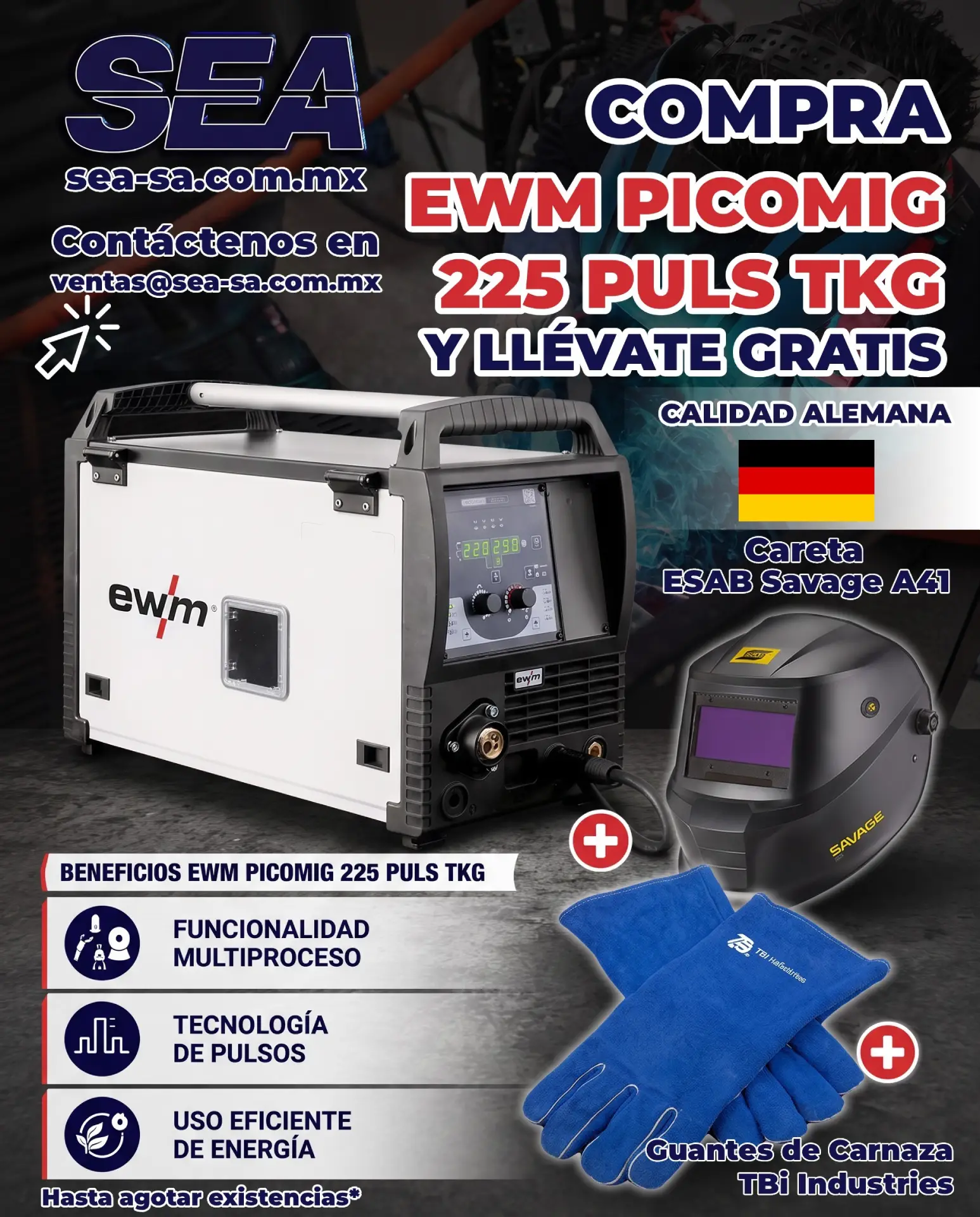 ewm picomig 225 puls tkg promocion julio