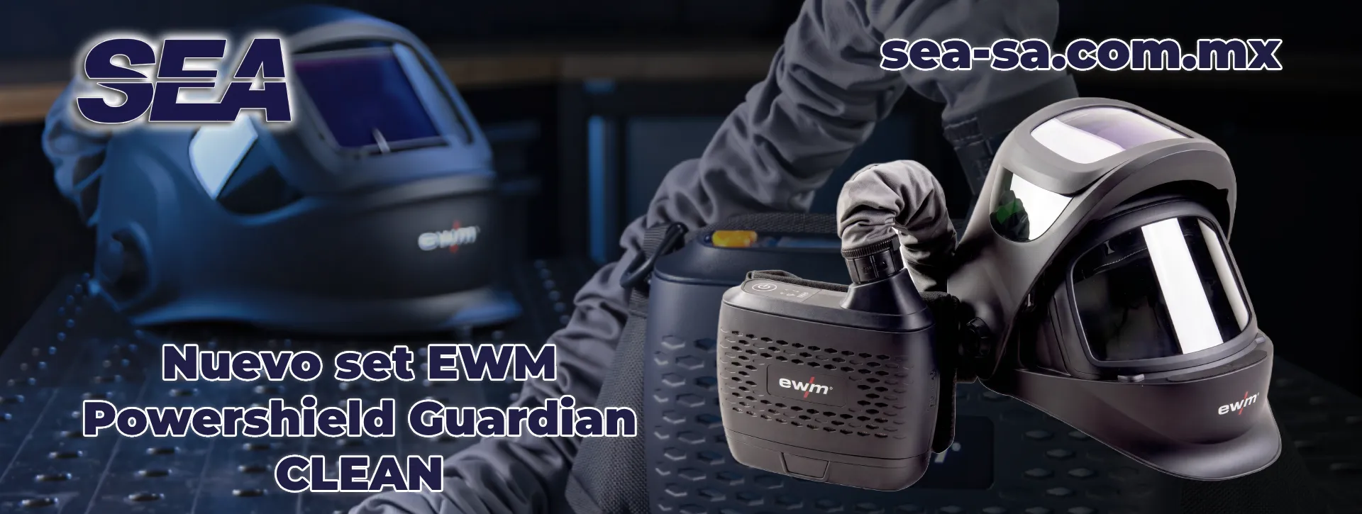 careta ewm con sistema de aire purificado mexico