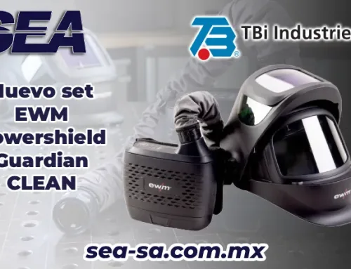 Nueva careta con extractor de aire EWM Powershield Guardian CLEAN